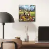 Ezels - Bloemen - Zomers aluminium wit klein -sfeer5