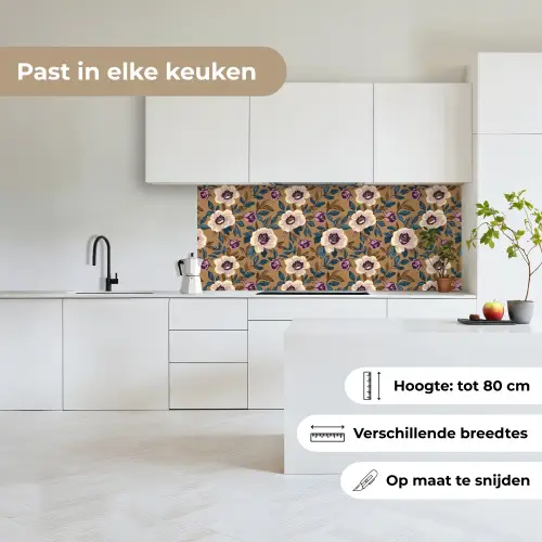 Floraal - Stilleven - Kleurrijk keuken achterwand 2 middel 871 -sfeer4_NL