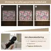 Tropisch - Zomer - Vlinder - Perzik Light Box met batterij (Wandlamp) middel 907 -USP_dimbaarNL