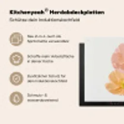 Papavers - Botanisch - Roze Inductie beschemer met haakjes klein -ky-usp-de