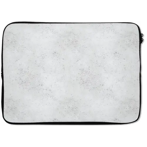 Lichtgrijs - Betonstructuur - Subtiel laptophoes neopreen klein 279 -zkaufland3dotto