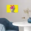 Buste - Slangen - Geel poster papier klein -sfeer3