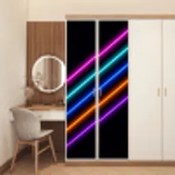 Esthetiek - Retro - Neon deurposter klein -sfeer3