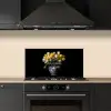 Quotes - Bloem - Tulp - Geel keuken achterwand spatscherm klein -sfeer1