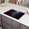 Standbeeld - Zeebodem - Koraal - Kleurrijk Inductie beschermer vinyl 3mm klein -sfeer8