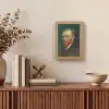 Kunst - Van Gogh - Oude meesters - Zelfportret Light Box met kabel (Tafellamp) klein -sfeer2