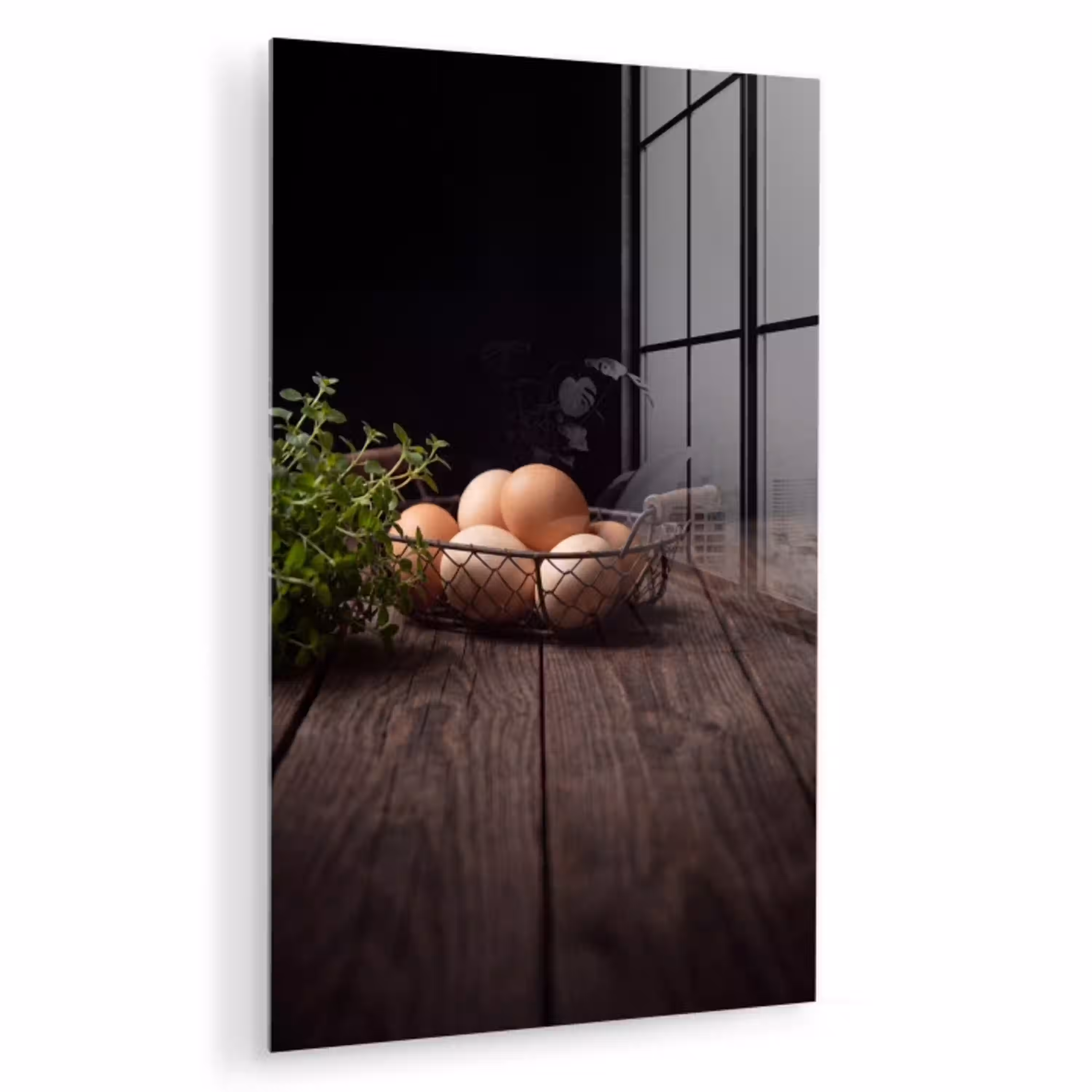 Eieren - Mand - Eten plexiglas 5mm klein -zzzproduct_nieuw