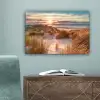 Duin - Planten - Zonsondergang - Strand - Zee canvas 2cm klein -sfeer4