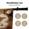 Hout - Wereldkaart - Bakken - Keuken Wandkleed katoen klein -sfeer2