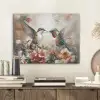 Kolibrie - Vogels - Bloemen - Natuur PET vilt klein -sfeer1