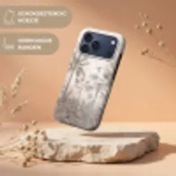 Jungle - Banenboom - Kolibrie - Beige Toughcase MagSafe Apple iPhone 17 Pro Max klein -USP_RandenV_NL