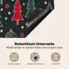 Illustratie - Kerst - Sterren - Groen Inductie beschermer vinyl 3mm middel 274 -tsfeer4_DE