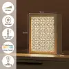 Siertegel - Patroon - Bruin Light Box met kabel (Tafellamp) klein 925 -USP_NL