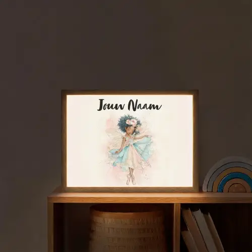 Fee - Pastel - Magie Light Box met batterij (Wandlamp kind) middel -sfeer1_kind