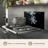 Blauwe bessen - Fruit - bes - Stilleven - Water - Zwart keuken achterwand spatscherm klein -usp_NL