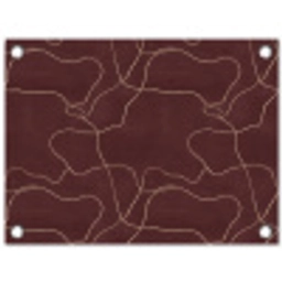 Abstract - Modern - Bruin tuinposter los doek klein 239 -3d