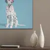 Dalmatiër - Zonnebril - Blauw PET vilt klein -sfeer6_closeup