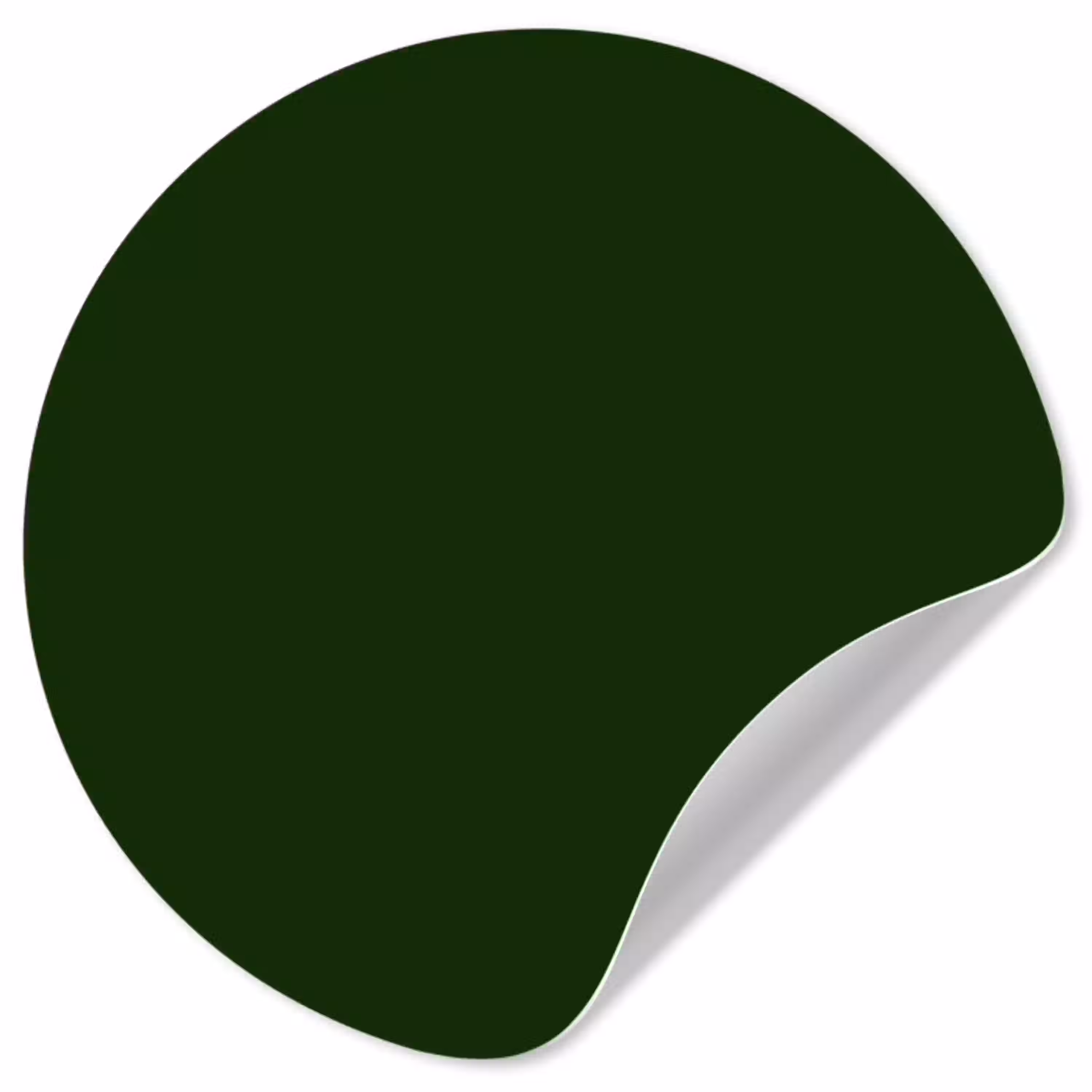 Forest - Green - Groen Wandcirkel behangsticker klein 186 -3d