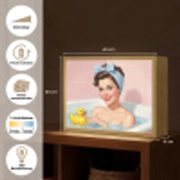 Badkamer - Eend - Blauw Light Box met batterij (Wandlamp) middel -USP_websiteoverzichtDE