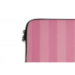 Gestreept - Roze - Chéri laptophoes neopreen klein -detail