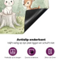 Bos - Dieren - Groen Inductie beschermer vinyl 3mm middel -zzzzzzz-cc-onderkant