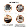 Rood - Tomaat - Groente Inductie beschermer vinyl 3mm klein -zzzzzzz-td-werking