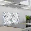 Tijger - Jungle - Blauw keuken achterwand spatscherm klein 900 -3d_schuin
