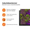 Neon - Paars - Dieren - Patroon Inductie beschermer vinyl 3mm klein 276 -zzzzzzz-td-ups
