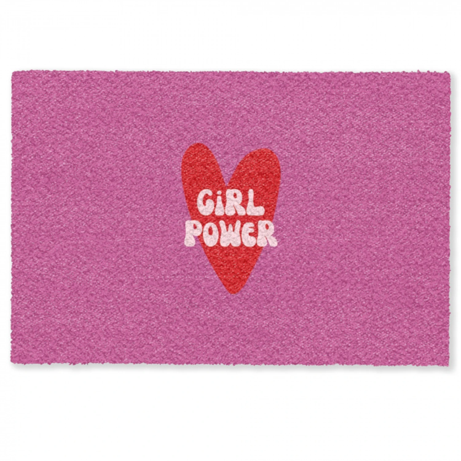 Girl power - Hart - Roze - Rood Deurmat klein -zkaufland3d
