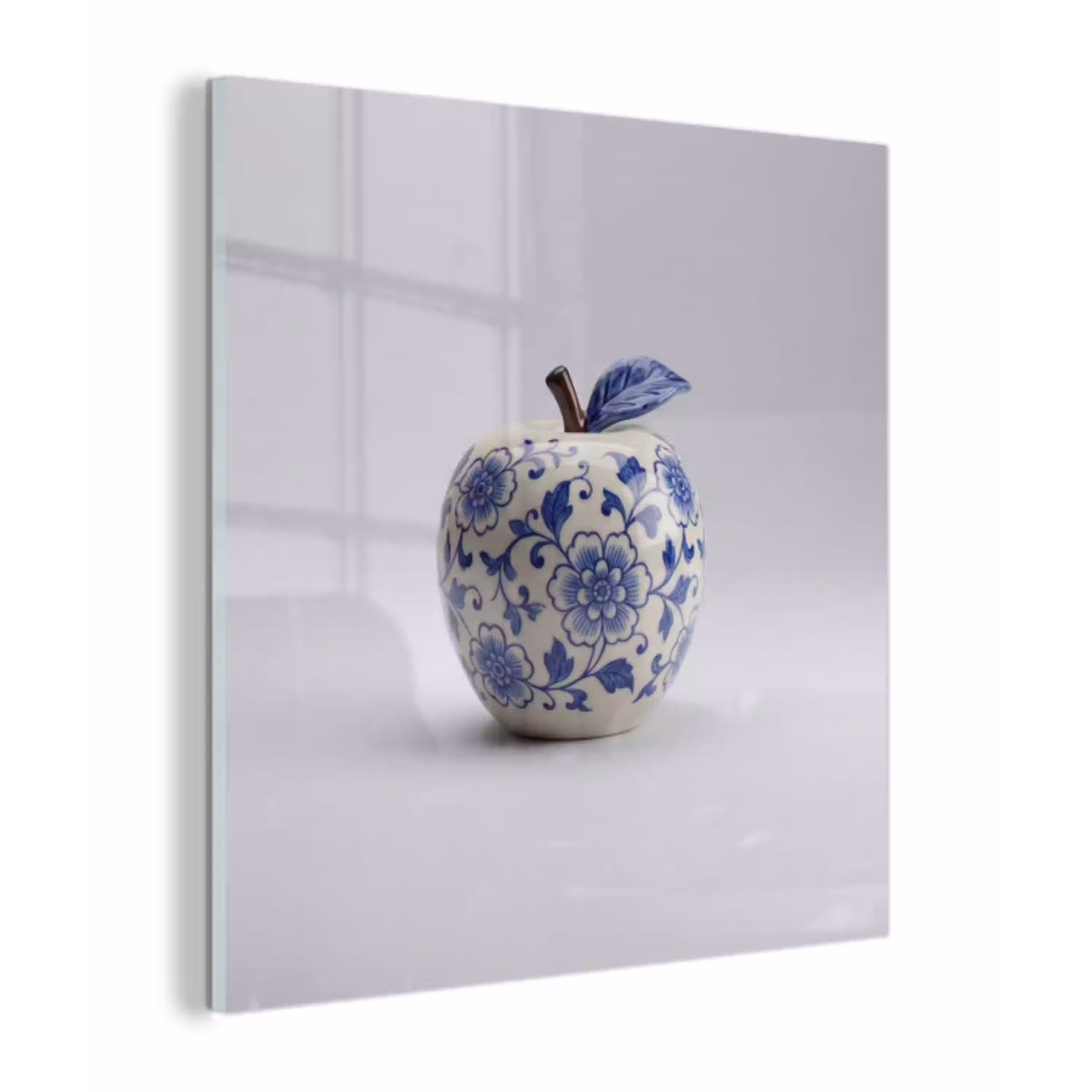 Appel - Blauw - Klassiek plexiglas 5mm klein -z3d