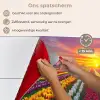 Tulpenveld - Zonsondergang - Kleurrijk keuken achterwand spatscherm klein -spatscherm_NL