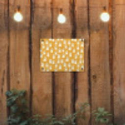 Halloween - Spookjes - Oker tuinposter los doek klein 239 -sfeer1