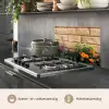 Bloemen - Bakstenen - Kleurrijk keuken achterwand spatscherm klein -usp_NL