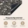 Terrazzo -  Patroon - Grijs Inductie beschemer met haakjes klein 777 -ky-onderkant-nl