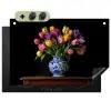 Tulpen - Kleuren - Hout - Vaas Inductie beschemer met haakjes klein -3d