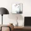 Bamboestammen - Water - Minimalistisch - Wit aluminium wit klein -sfeer5