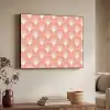 Waaier - Motief - Zalmroze Textielframe - compleet frame klein 947 -sfeer3