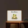 Kikker - Groen - Waterverf - Dieren - Jongen - Meisje Light Box met batterij (Wandlamp kind) middel -sfeer1_kind