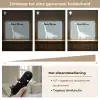 Dino - Brachiosaurus - Dinosaurus - Blauw Light Box met batterij (Wandlamp kind) middel -USP_dimbaarNL