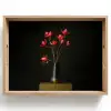 Rode - Bloemen - Vaas Dienblad Rechthoek middel -z3d_shopping