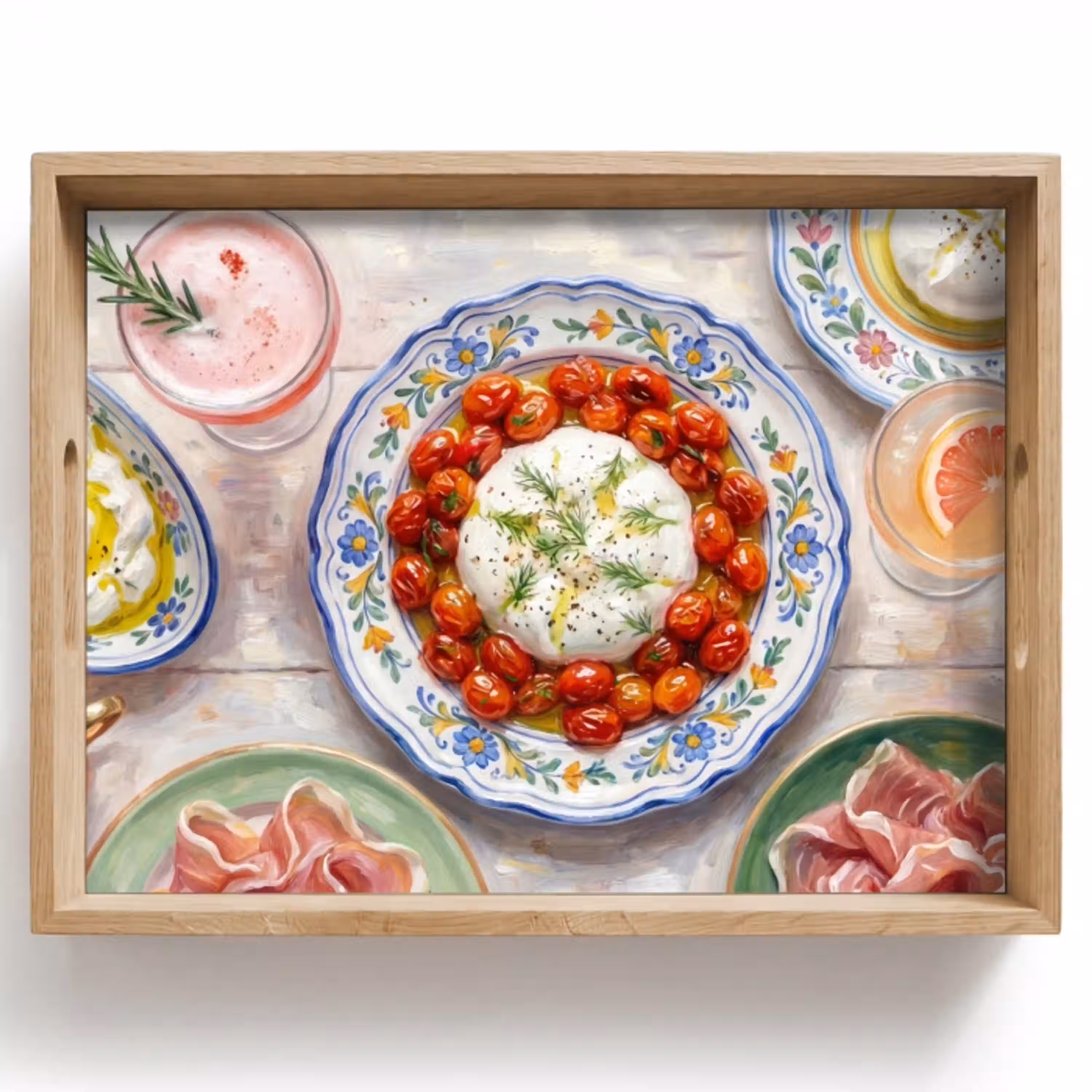 Eten - Tafel - Divers - Modern Dienblad Rechthoek middel -z3d_shopping