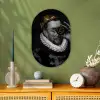 Willem van Oranje - Adriaen Thomasz - Goud - Lens Wandcirkel Ovaal Forex klein -sfeer2