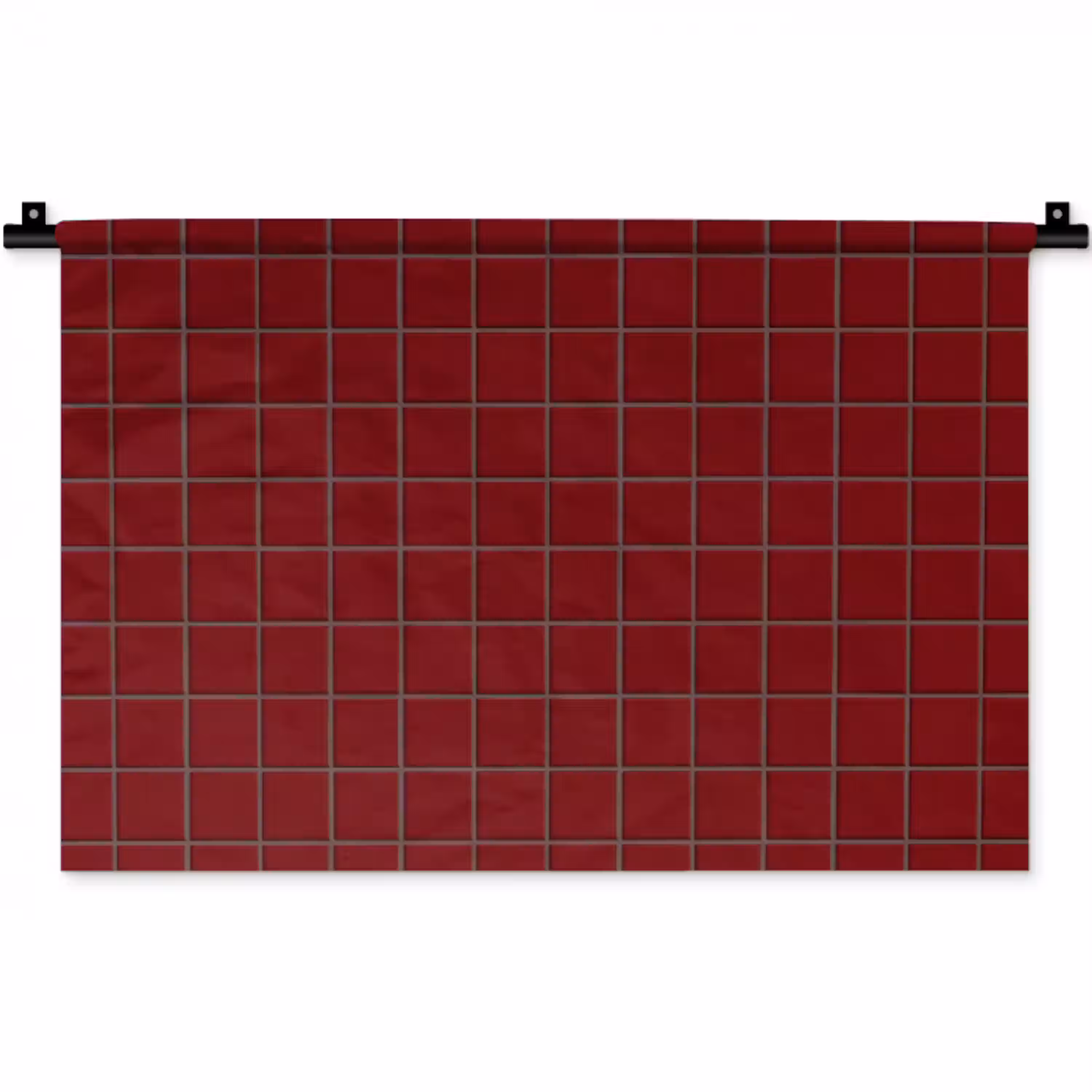Patroon - Tegels - Burgundy Wandkleed katoen klein 269 -zz3d