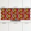 Modern - Retro - Kleurrijk keuken achterwand 2 middel 871 -3d
