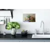 Lavendel - Brood - Stilleven Muursticker klein -keuken