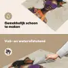 Vrouw - Zonnebril - Vlinder - Bloemen Inductie beschemer met haakjes klein -ky-schoon-nl
