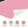 Mond - BLAH BLAH - Roze deurposter klein -closeup_NL