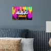 Pinguïns - Badkuip - Kleurrijk - Schuim poster papier klein -sfeer2