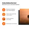 Paard - Grasveld - Zonsondergang Inductie beschermer vinyl 3mm klein -zzzzzzz-td-ups