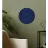Krokodil - Leer - Blauw Wandcirkel plexiglas klein 852 -sfeer3